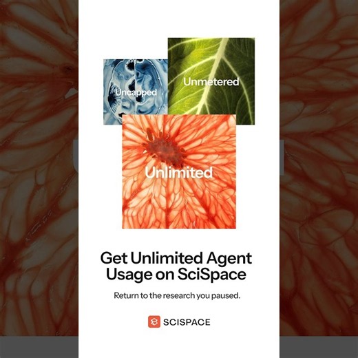 Introducing Unlimited Agent Usage on SciSpace