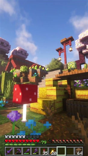 Minecraft Custom Village #1 #minecraft #shorts