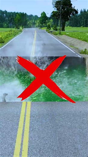 Cars vs Giant Water #237 BeamNG Dive