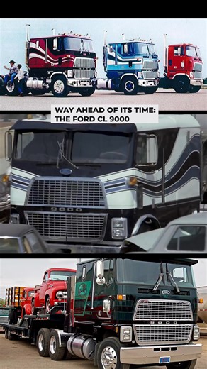 Did Ford actually build the "Lincoln of Semi Trucks" in 1977? 🎩🚛 After the rough riding W-series, Ford shocked the industry with the CL 9000. It was a massive leap forward, featuring a revolutionary 4-point cab air suspension that offered a ride quality never seen before. But the real magic was inside. Ford unashamedly raided the Lincoln parts bin for the "Premium" trim. We're talking thick pile carpeting, Town Car stereo systems, and car-like climate controls. It was luxury 15 years ahead of 