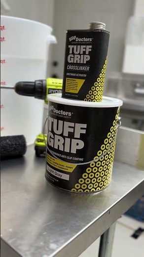 Transforming a Slippery Commercial Kitchen Floor to Safe Anti-Slip #slipresistant #diy #howto