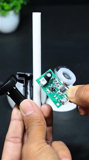 Making Smoke Machine Using Humidifier Mist Maker Module #mistmake #shorts