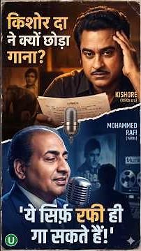 Why Kishore Kumar Gave This Emotional Song to Mohammed Rafi