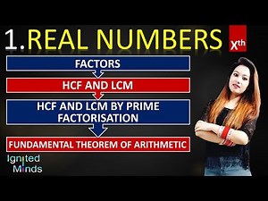 HCF & LCM | Prime Factorisation | Fundamental Theorem | Chapter 1 | Real Numbers | Class 10th Math