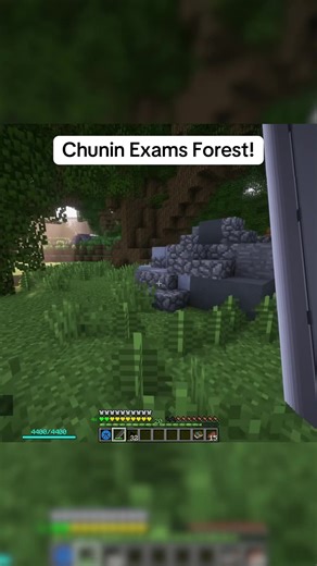 Chunin Exams Forest in Naruto Minecraft Adventure