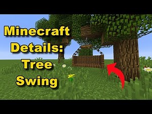 Tree Swing Tutorial! (Cool Minecraft Designs)