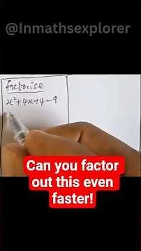 How to Factorise Any Expression in MINUTES! | Class 8 Algebra #alevelmaths #algebraicexpressions