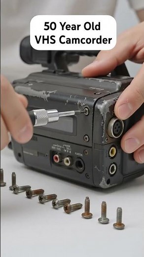 50 Year Old VHS Camcorder. What’s Hiding Inside?