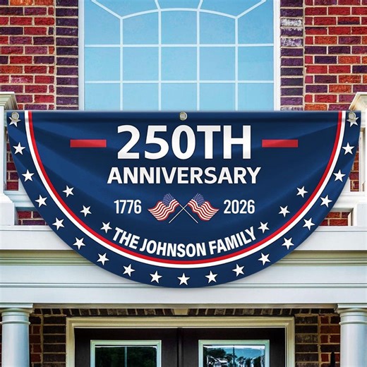 250th Anniversary America Fence Flag, 250 Years USA Independence Day Flag, 1776-2026 Semiquincentennial, Celebrate 4th of July, Patriot Gift - Etsy