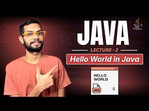 Getting Started with Java | Install Java, JDK Explained & Write Your First Java Program