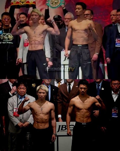 BREAKING 🚨Naoya Inoue and Junto Nakatani both make weight at the 122-lb limit🔥