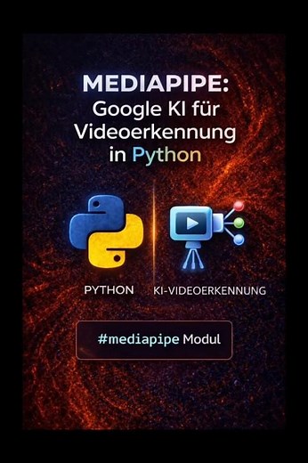 KI-VIDEOERKENNUNG mit Python und mediapipe📺🤖👨‍💻🐍
