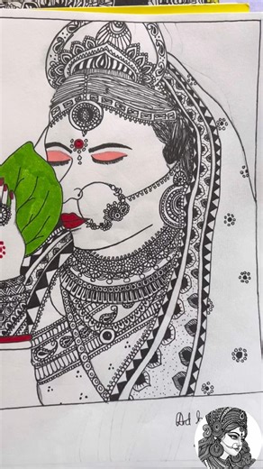 Bride|Mandala Art|Drawing|Art|Design #bride #mandalaart #trendingshorts #fyp #drawing #viralshorts