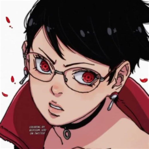 himawari , sarada , eida🤫😎