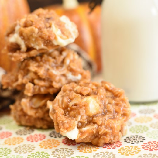 Easy No Bake Pumpkin Cookies Recipe - Pitchfork Foodie Farms