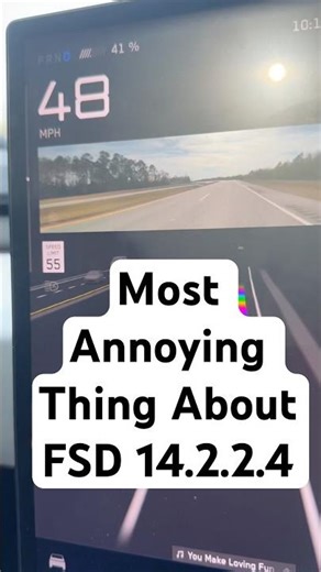 THE MOST ANNOYING bug in FSD 14.2.2.4 on Cybertruck #shorts