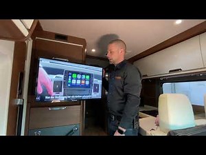 32" TV in the Niesmann + Bischoff Arto - TV solution from Caratec for vehicles with 22" TV