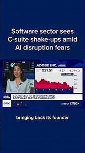 Software sector sees C-suite shake-ups amid AI disruption fears