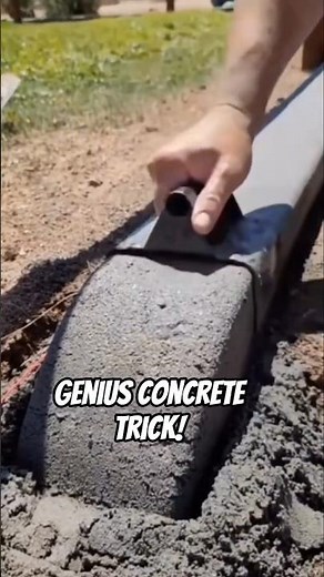 Perfect Concrete Edge Trick You’ll Want to Try! 🔥