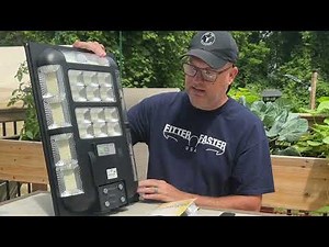 Solar Street Light Overview and Install