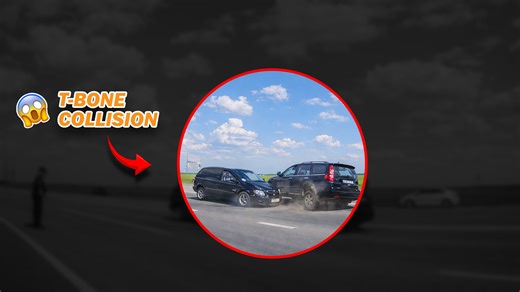 T-bone collision caught on cam