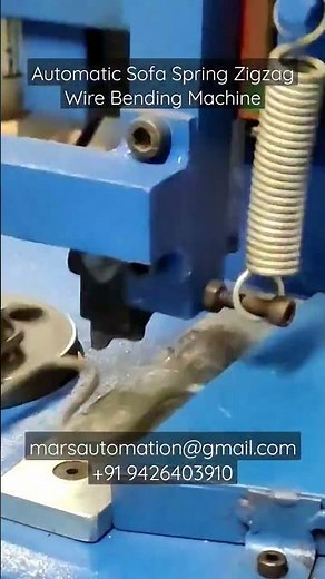 Automatic Sofa Spring ZigZag Wire Bending Machine