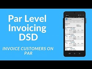 PAR Level Inventory Invoicing | DSD Software to Invoice Customers | LaceUp DSD Software