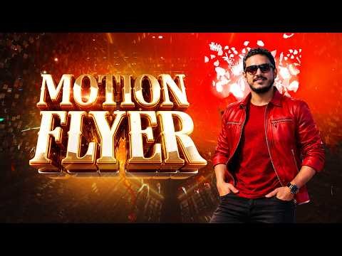 Animated motion flyer