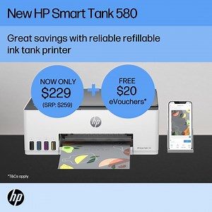 5.3K views · 334 reactions | Looking for reliable printers with high volume printing? Get the HP Smart Tank 500/700 Series that integrates with your modern busy life, equipped with smart features. Enjoy great savings on ink and get free $20 eVouchers*! Hurry, get yours now! *T&Cs apply. Valid until 31 July 2023 | HP Singapore | Facebook