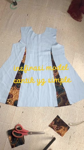 3.4M views · 31K reactions | infirasi model cantik yg simple #reels #reelviral #tutorialmenjahit #tutorialmotong | Ning's Tailor | Facebook