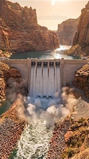 How a Concrete Gravity Dam is Built Step by Step — Desert Canyon Edition