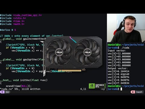 Coding on NVIDIA GPUs with CUDA C