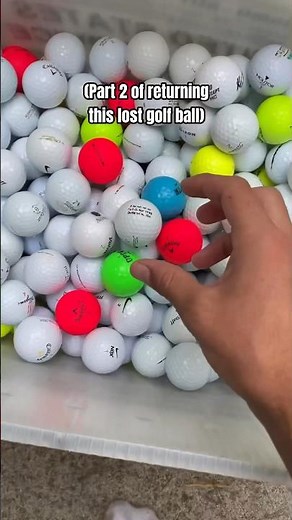 Returning lost golf ball to its owner! P.2