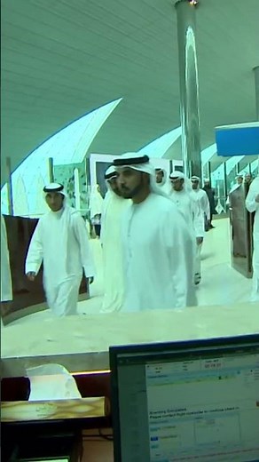 Sheikh Mohammed Bin Rashid Al Maktoum Sheikh Hamdan Fazza Sheikh Ahmed Bin Saeed Visit Dubai Airport