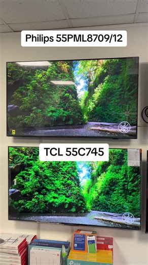 Сравнение телевизоров Philips 55PML8709 и TCL 55C745