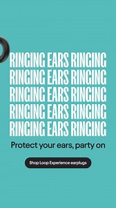 Ears ringing after a night out? ‍ Loop Experience™ earplugs are a must-have for partying safely and in style. ✅ Certified hearing protection  Stay put when you dance & move  Filter noise for crystal-clear sound Try with 100-day free returns  | Loop | Facebook