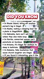 The Weirdest Laws in the World #facts | Didyouknow facts