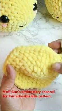 Bee pattern #crochet #amigurumi #diy