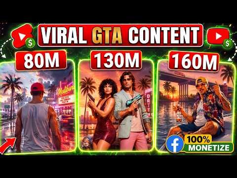This FREE AI Tool Creates GTA 6-Style Videos 🤯 Make Money on YouTube & Facebook!