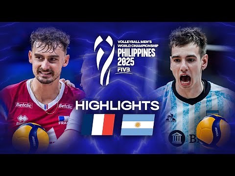 France 🇫🇷 vs. Argentina 🇦🇷 - Highlights | Men's World Championships 2025