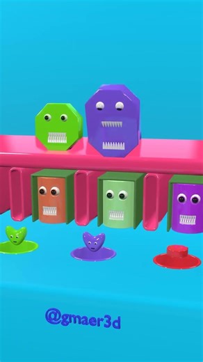 Adorable Playful Octagon Monsters 💖💖💖