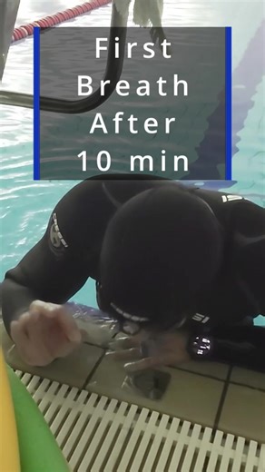 10:08 min breath hold Personal Best #breathwork #freediving #training #fitness #underwater