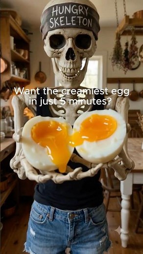 How to Make the Creamiest 5-Minute Soft Boiled Egg! 🥚✨ | #food #foodshorts #recipe #cooking