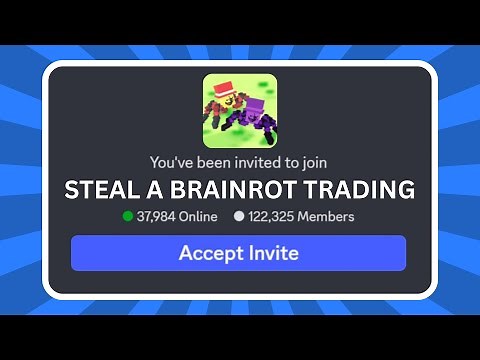 How to Join STEAL A BRAINROT TRADING Discord Server