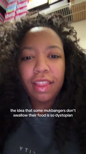 the fact that some ppl brag about “not gaining weight” when they haven’t been eating the whole time is funny #mukbang #mukbangs #fyp #dystopian