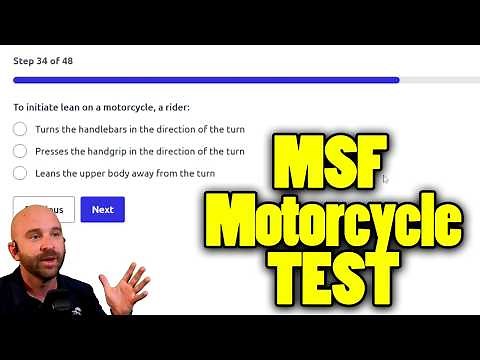 Pass the MSF Motorcycle Test | Practice Questions Explained