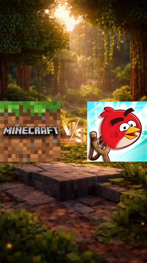 Minecraft vs Angry birds #minecraft #angrybirds #edit
