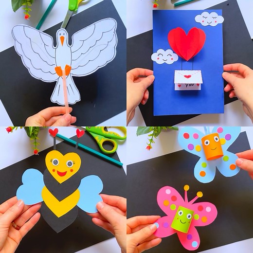 Make these crafts with your child 😍😍 | Art Crafts