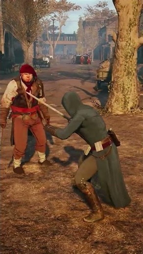 AC Unity hidden blade kill and combat