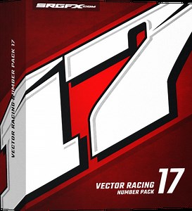 Vector Racing Number Set 17
